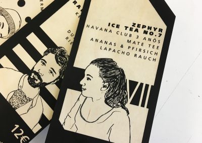 Zephyr Bar München – Getränkekarte